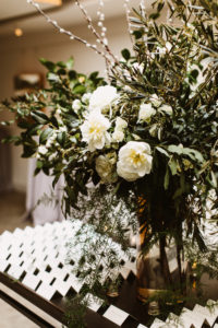Roundhouse wedding flowers escort floral arrangement